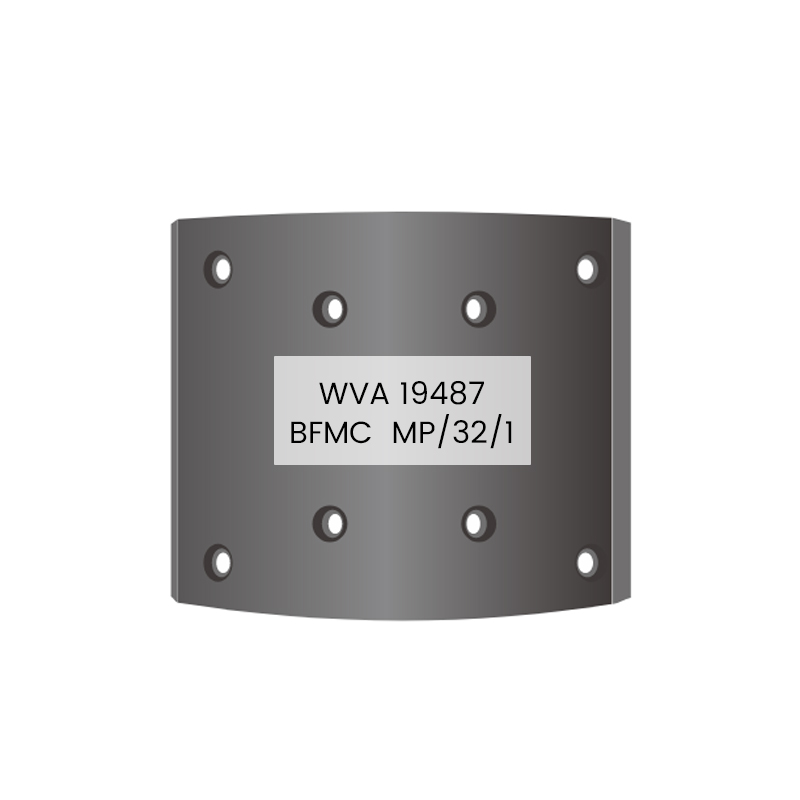Bromsbelägg av högsta kvalitet 19487 MP/32/1 för MAN，MERCEDES-BENZ