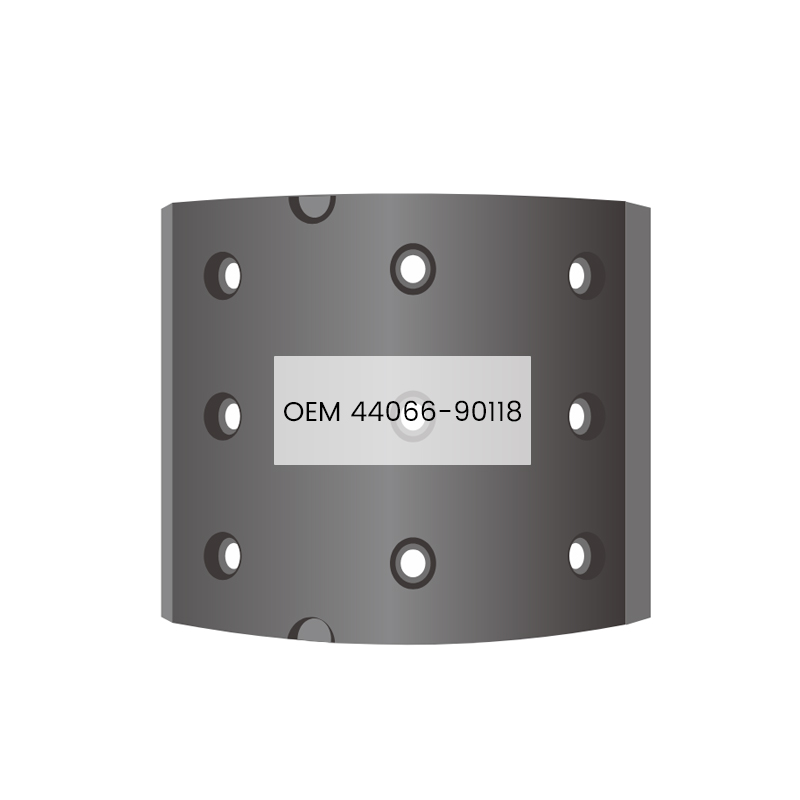 44066-90118 Bromsbelägg Auto Bromssystem delar 17mm Tjocklek för NISSAN
