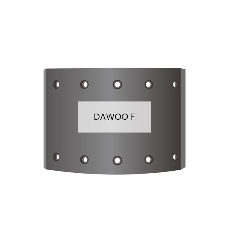DAWOO F Bromsbelägg Korea Lastbil Broms Bildelar 16mm Tjocklek
